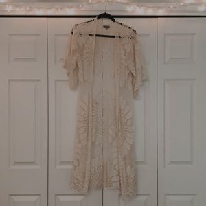 Boho style sweater